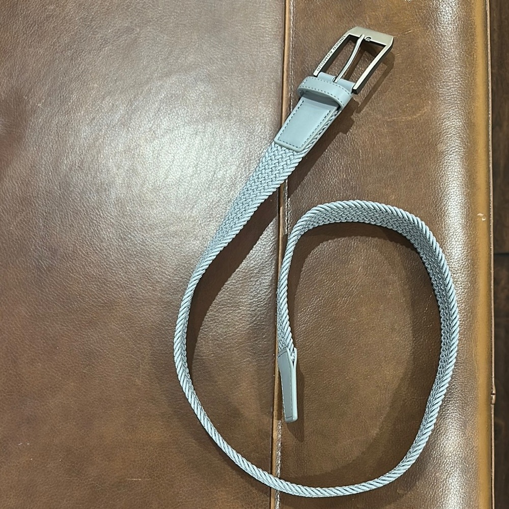 Under Armor Men's Steel Gray Braided Belt